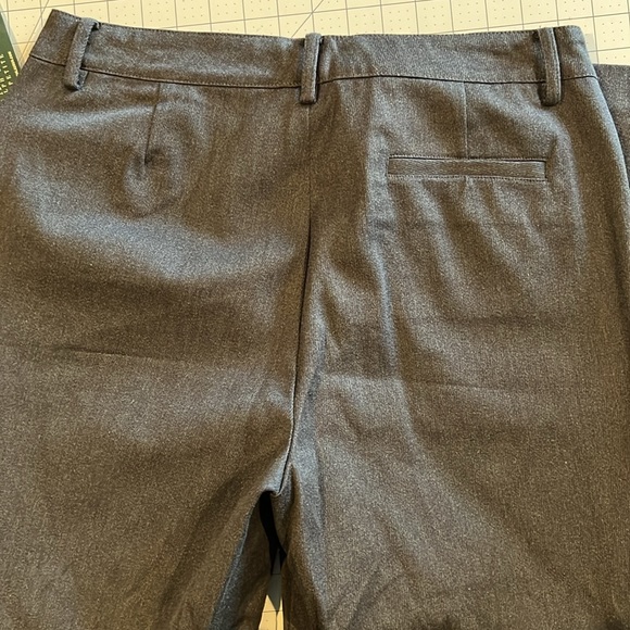 NWT Lauren Ralph Lauren charcoal gray Cotton Blend Chino Catlin Pant Sz 10petite - Picture 5 of 5